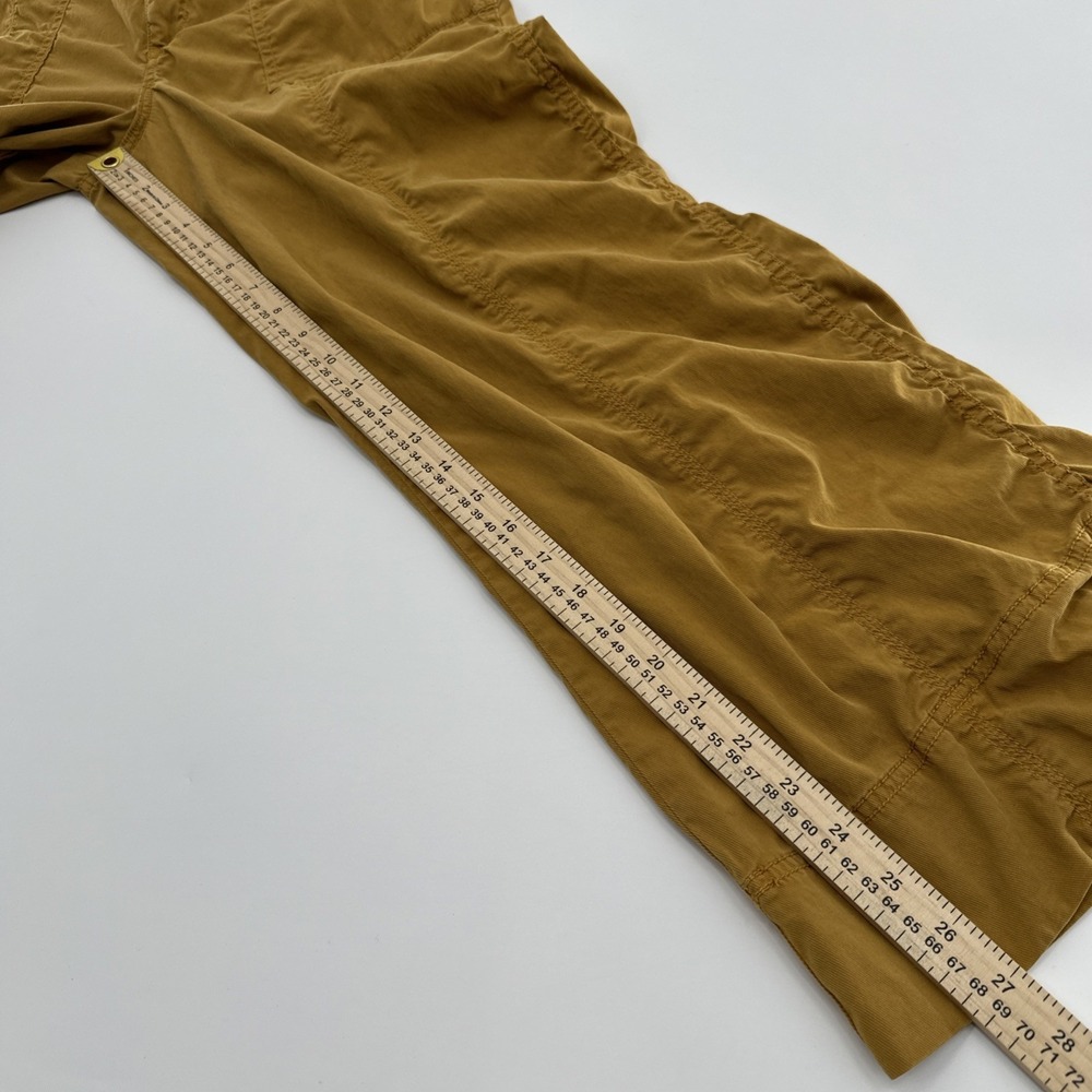 Anthropologie Pants Woman's 31 Cargo Look Wide Leg Baggy Canvas Look Ripstop - Picture 9 of 13